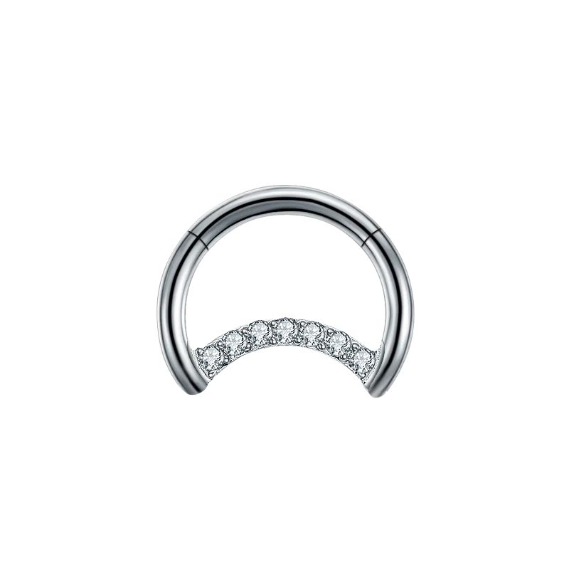 High Quality Cheap Jewelry Girls Piercings Internally Threaded Hand Make New Style Septum Clicker