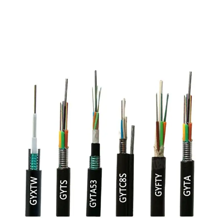 Geteknet GYTS GYTA  ADSS GYXTW drop cable 1 2 4 6 8 12 18 24 48 96 144 Core indoor outdoor fibra optica cables fiber optic cable