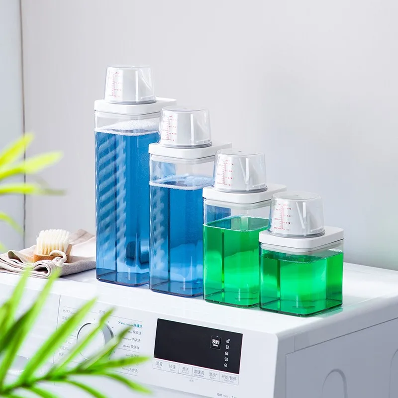 1500ml Liquid Laundry Detergent Dispenser For Laundry Room Organization And Storage Large Capacity Laundry Soap Containers