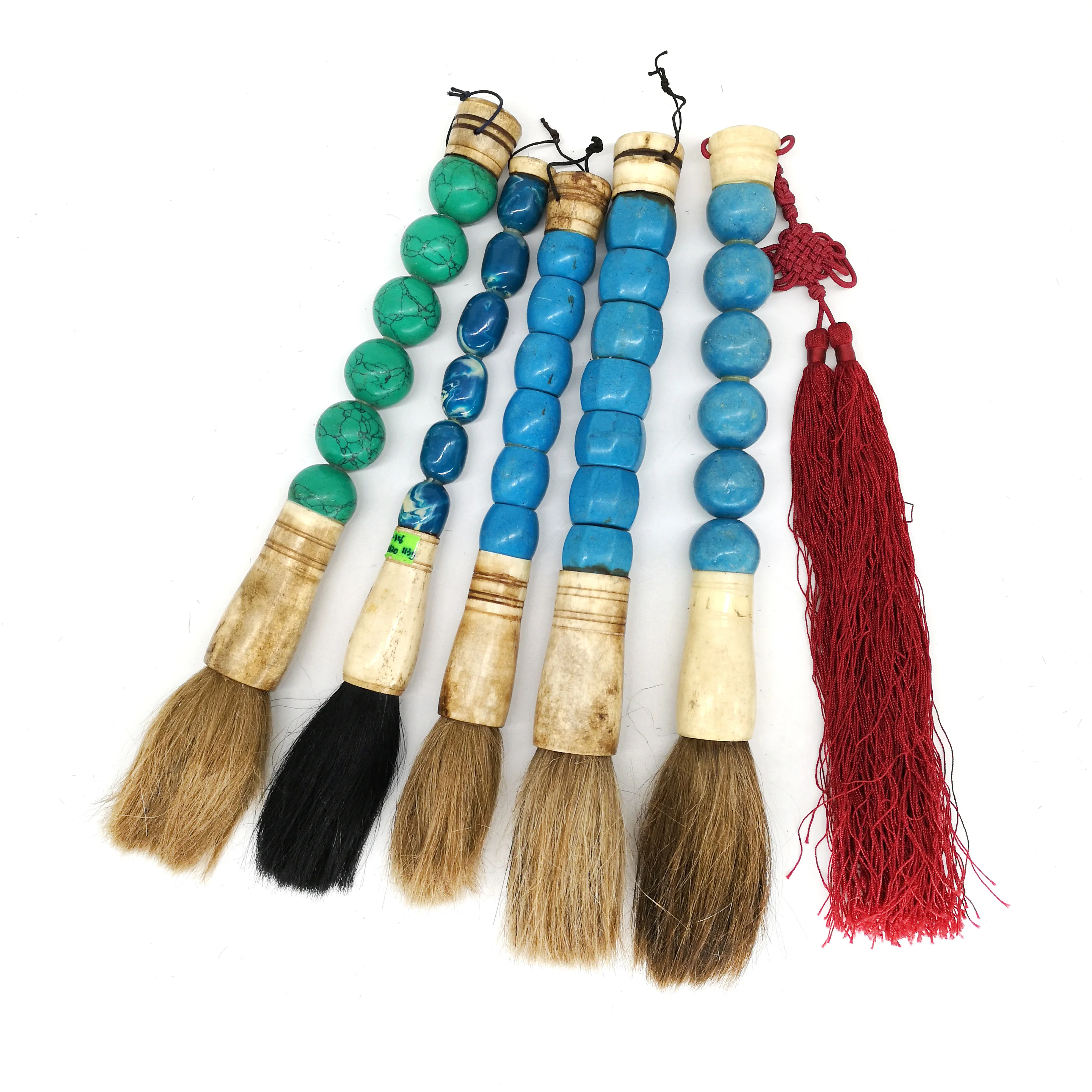 Decorative Chinese Jade Calligraphy Writing Brush Pen