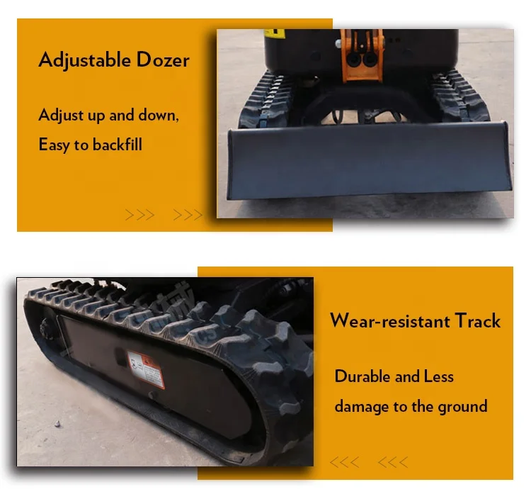 mini 2 ton 2.5ton excavator small digger engine diesel rake bucket for excavator