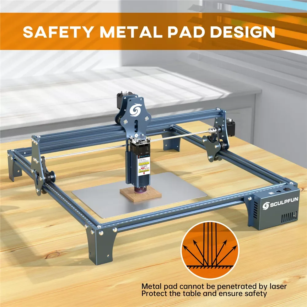 SCULPFUN S9 90W high quality laser engraver cutter DIY Professional desktop laser engraving machine for wood