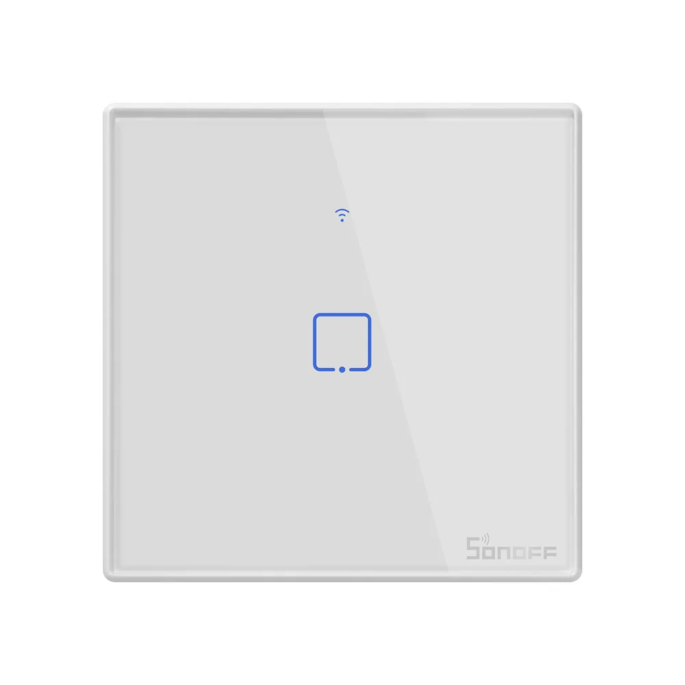 Интеллектуальный выключатель света SONOFF T2UK 1C TX Wi-Fi 3 Gang приложение голосового дистанционного