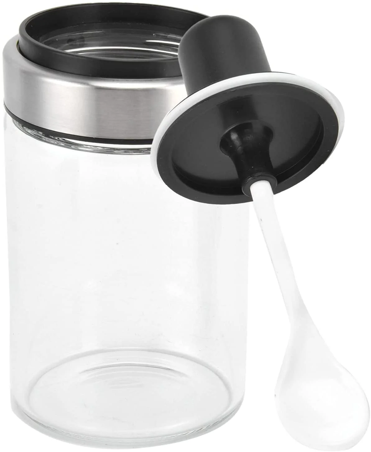 food grade Salt And Pepper Shakers Set kitchen glass Vintage soy sauce glass honey Jars spice bottles cruet