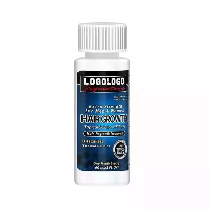 LYW Private brand 5% Hair Loss Treatment Regrowth Serum Oil Hair Lotion Hair Growth Serum with Dropper