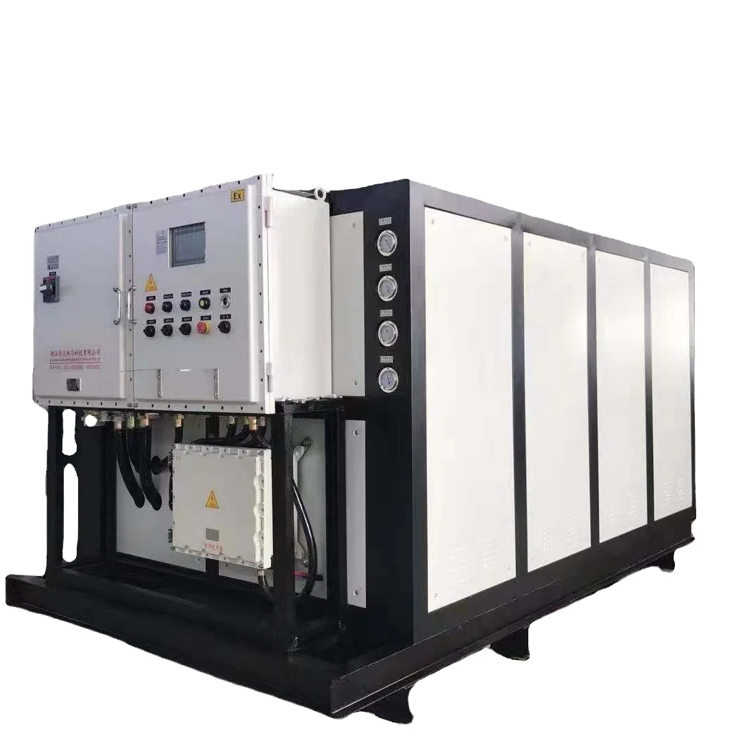 Beer cooling system Industrial Air cooling chilled water tank refrigerating machine