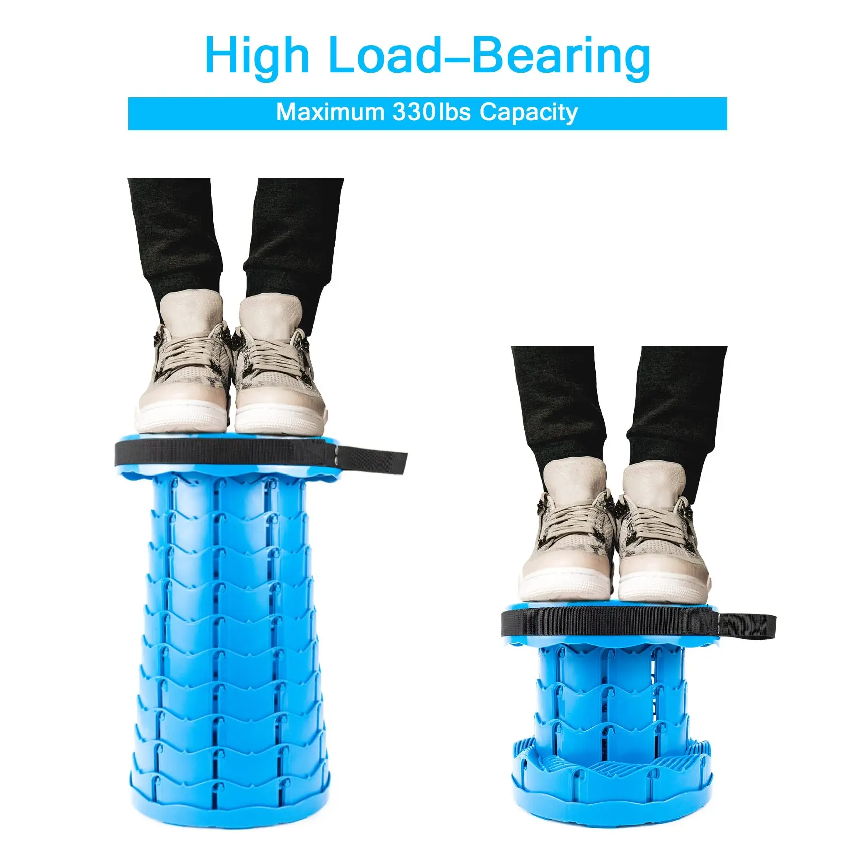 Colorful Portable Retractable Plastic Chair Folding Stool Home use Chairs 400lbs Outdoor activity fishing camping Stool chair