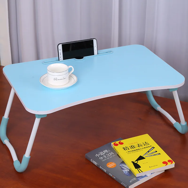 Folding Small Bed Serving Portable Laptop Stand Adjustable Bed Tray Table Home Work Use Notebook Stand Desk