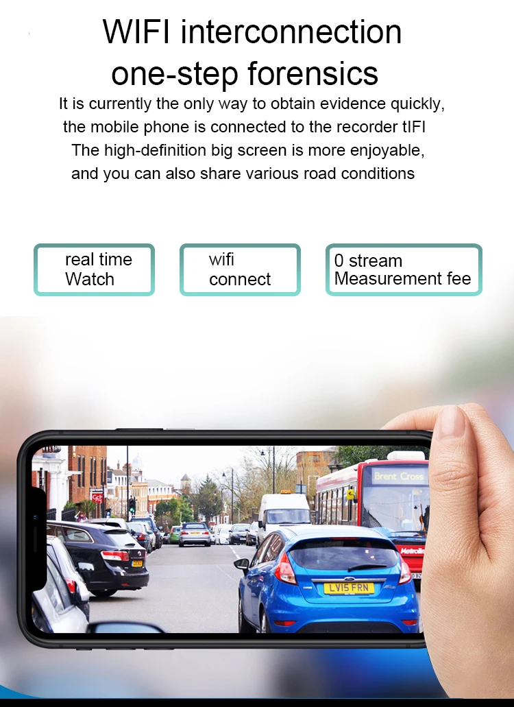OEM style Hidden Wifi App Night Version Dash Cam  for Toyota Camry RAV4 Avalon Highlander Corolla IZOA