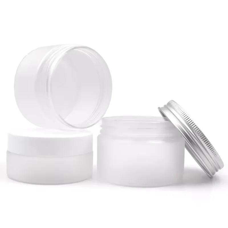 10g 20g 30g Luxury Cosmetic White  PP Plastic Cream Jar for Skin Care Cream