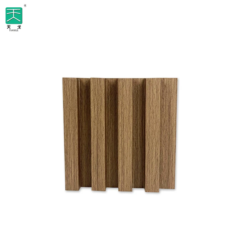 TianGe Villa Wall Decor Manufacturers Vertical Wooden Slats Pine Wood Fluted Panels