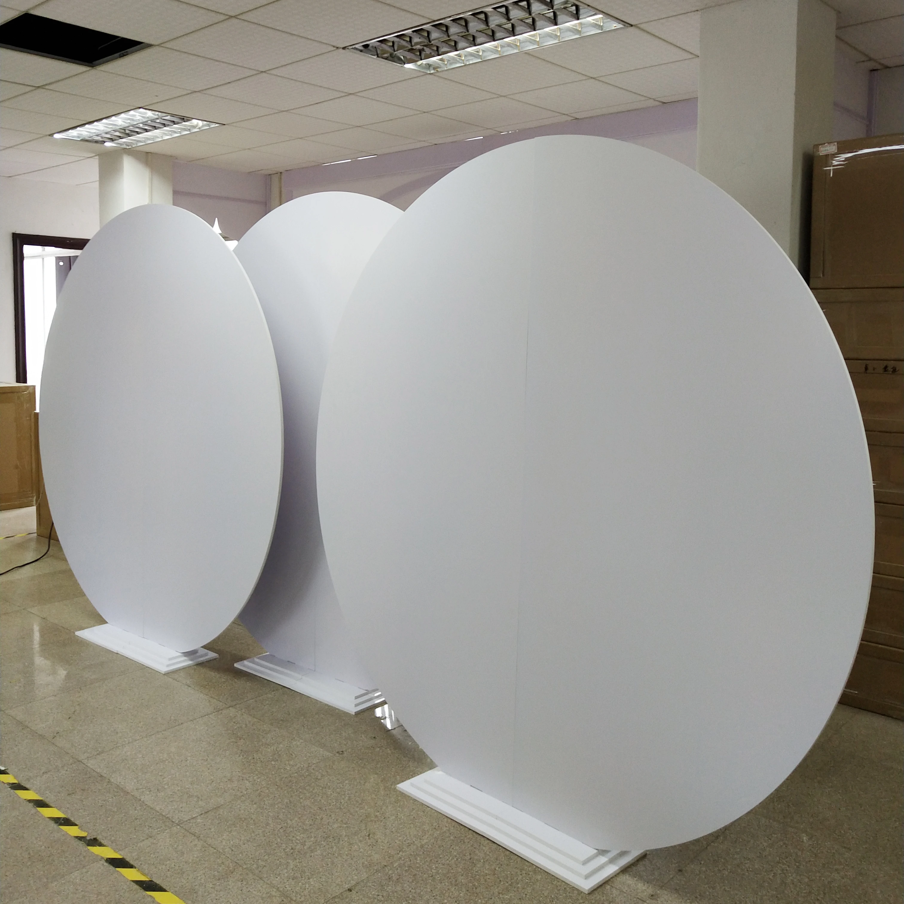 Настенное украшение для вечеринки, круглая акриловая белая доска для свадебного декора