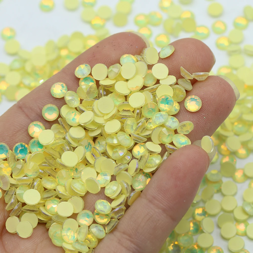 XULIN оптовая продажа светящиеся в темноте Стразы опаловые стразы с плоской задней стороной оптом для рукоделия кружки ремесла