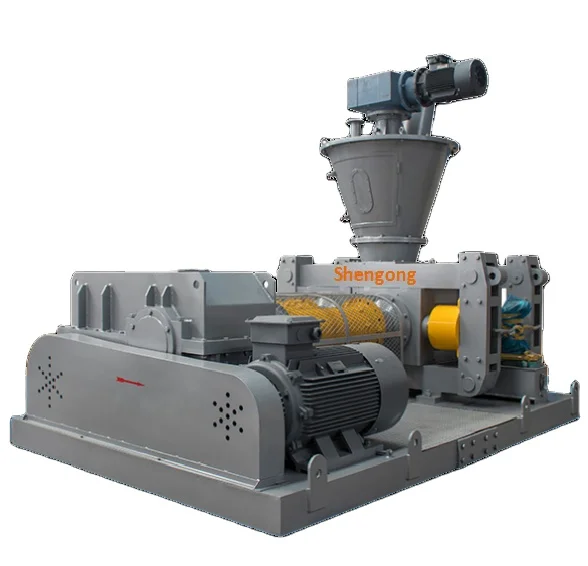 SRF slow release fertilizer granulating briquetting hydraulic roller press machine