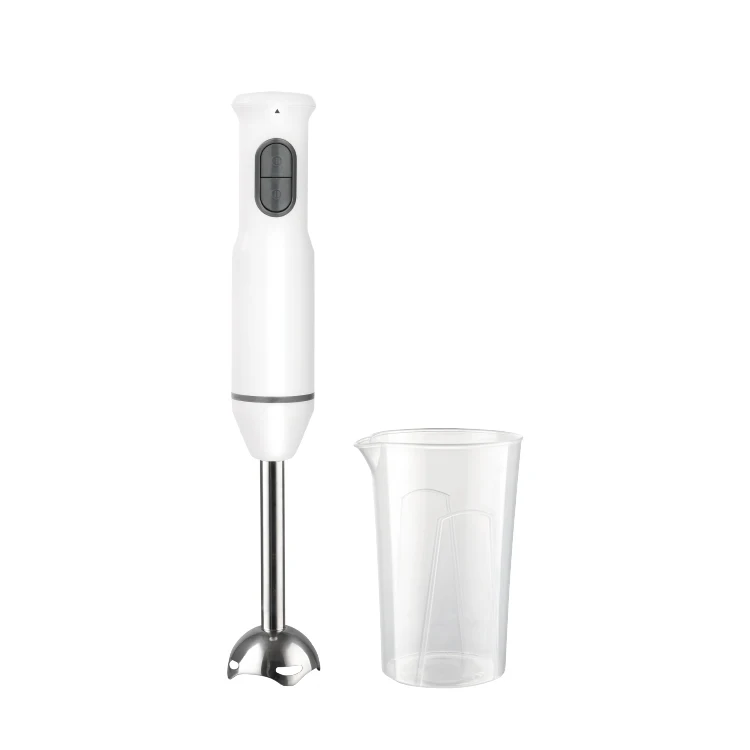 Immersion Blender Button Controls Electric Plastic Household Stylish Hand-held Stick Blender Kitchen Cooking Mixing