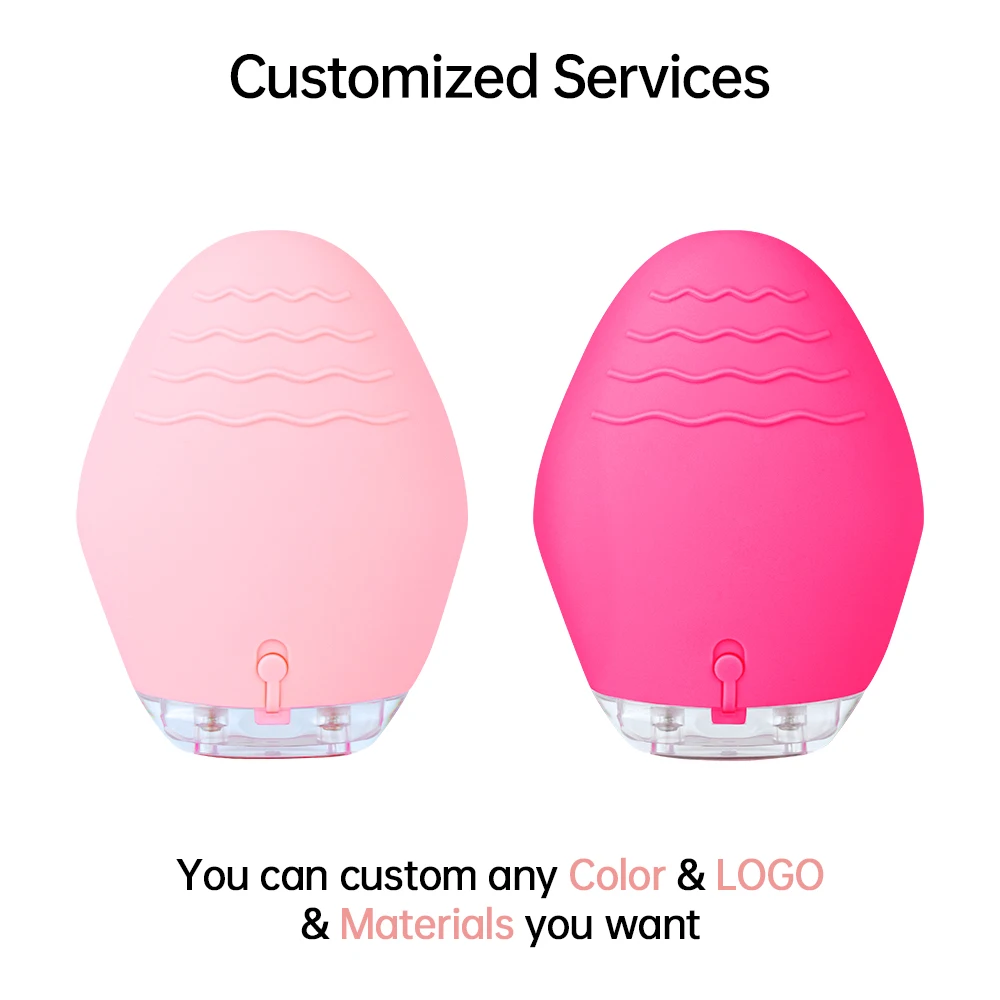 Coren Electric Facial Cleansing Brush Silicone Facial Cleaning Brush Face Brush for Pore Cleaner Heating IPX 7 Waterproof IP6