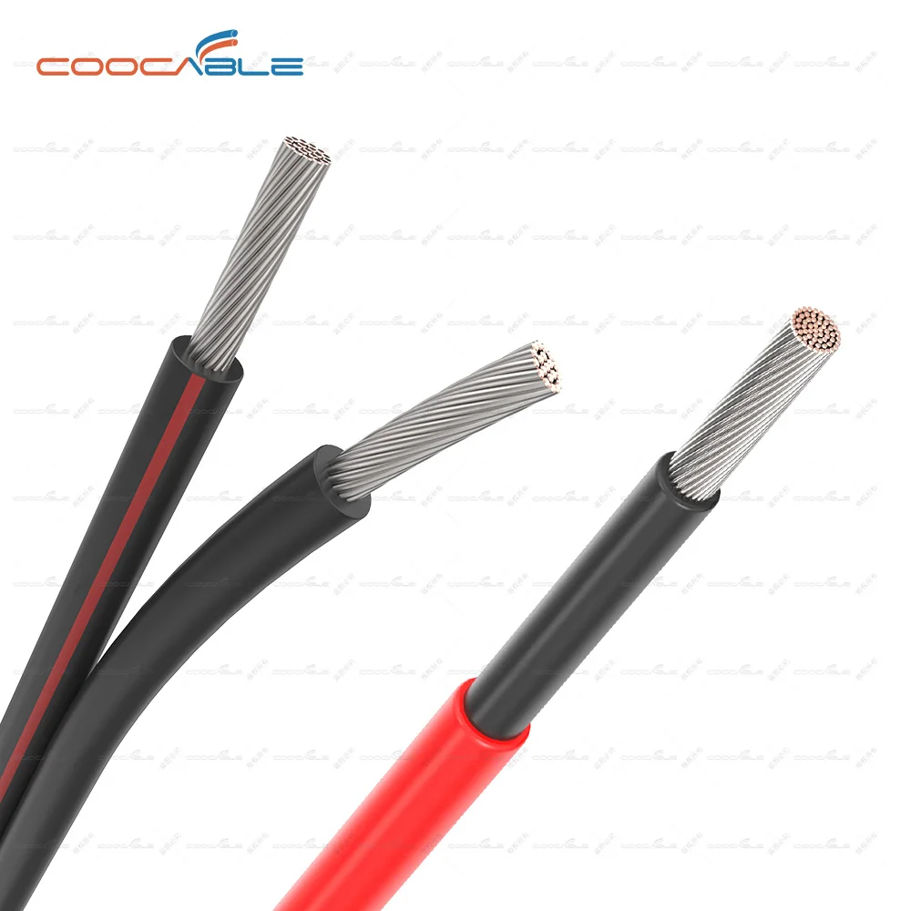 TUV 2PFG 2750 AD8 Cable Solar 10mm2 6mm2 4mm2 1.5KV Solar PV Cable