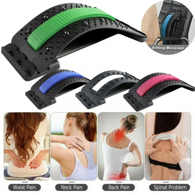 
Back Stretcher for Lower Back Pain by Ultimate Arch - Spinal Traction Device for Back Pain Relief Massage Spine Decompression 