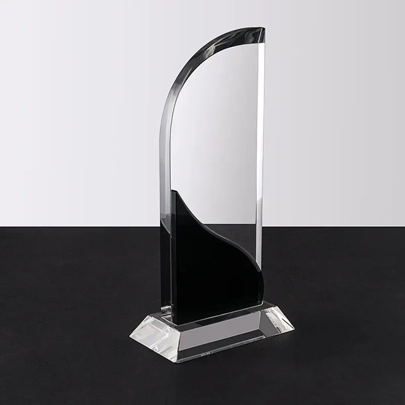 CR146 Customized 3D Crystal Cube Company Logo Laser Engraving Awards High Quality K9 Crystal Trophy for Souvenirs Gifts