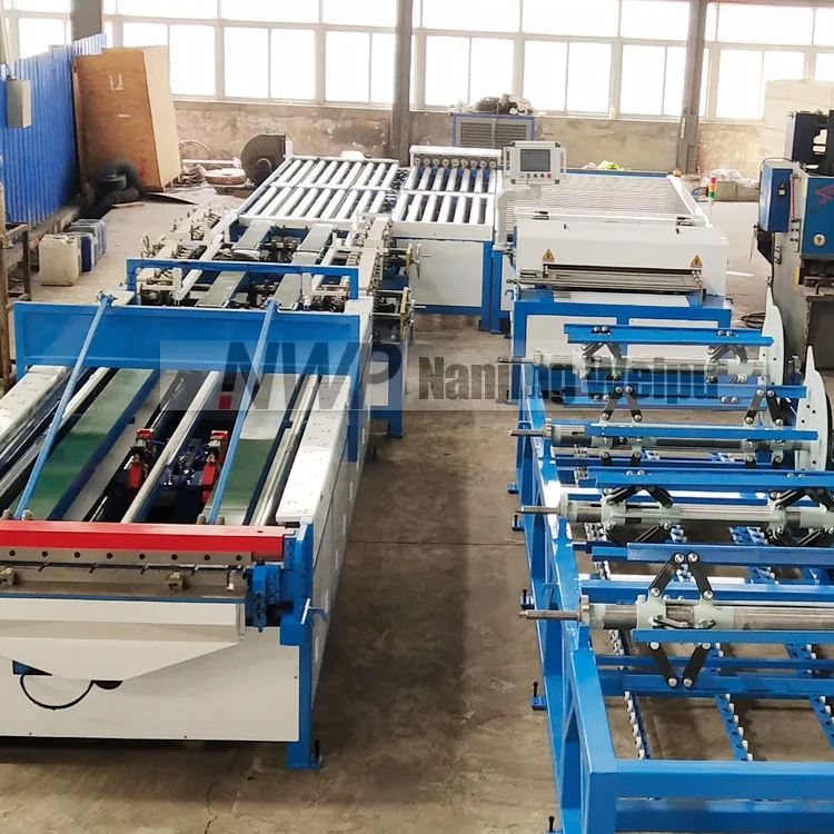 Weipu Supply Ventilation Duct Manufacturing Machine Auto Air Duct Production Line 5