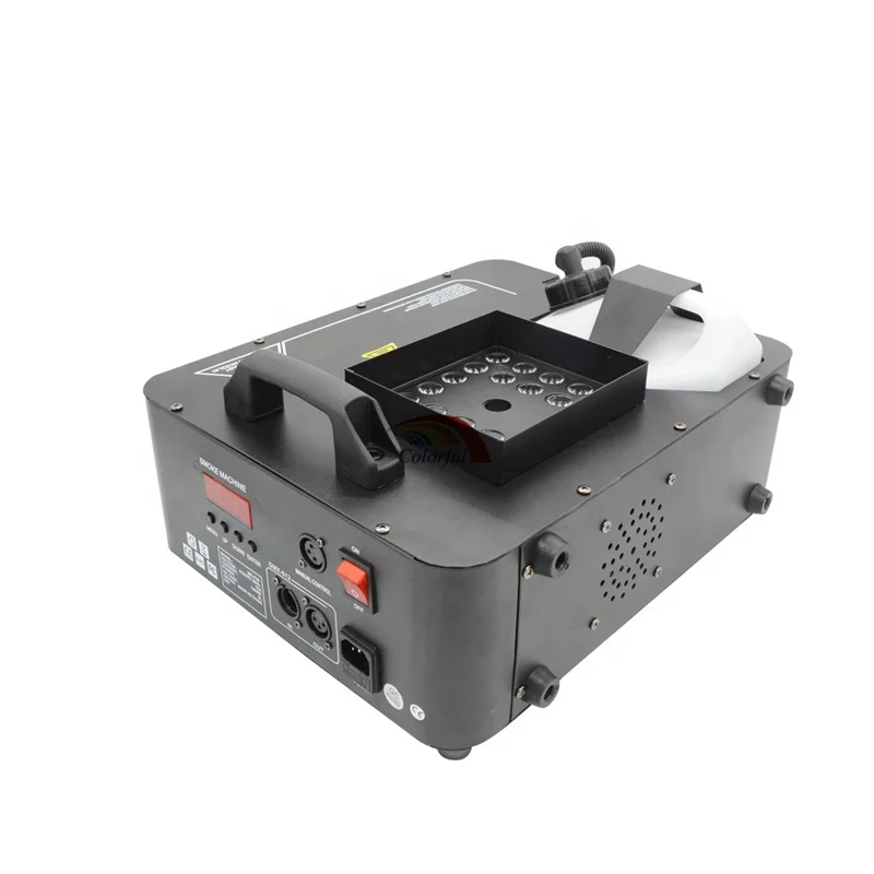 Colorful Wholesale Smoke Machine 1500W DMX 24x3W LED Fog Machine RGB 3-in-1