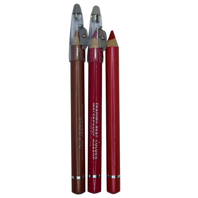 Wholesale Customized Best Quality Lip Liner Pencil Set Vegan (1600344625259)