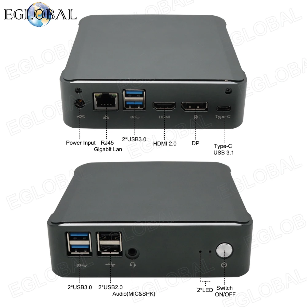 EGLOBAL I5 CPU fan desktops pc with i5 8265u processor memory ddr4