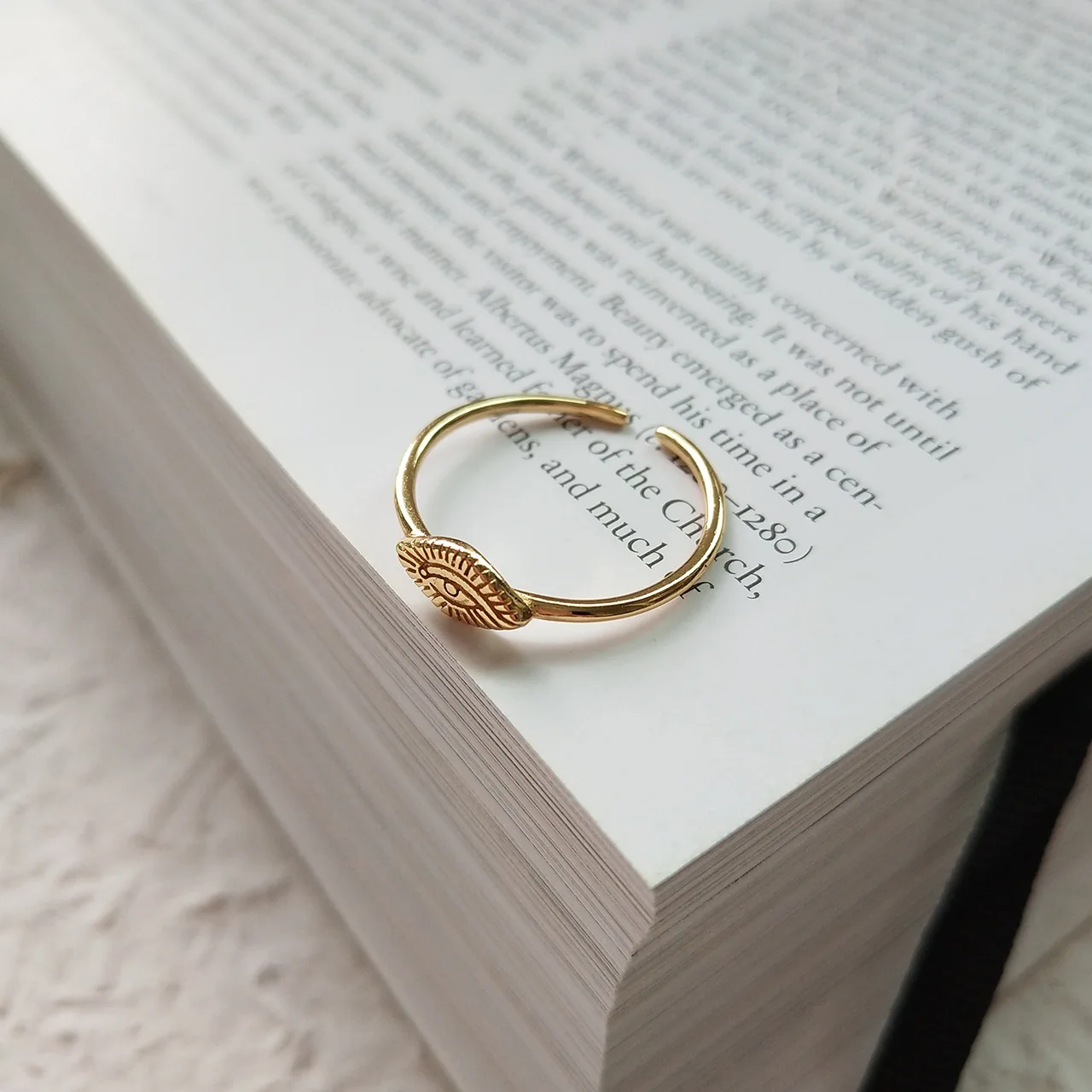 Rainbowking S925 sterling silver light luxury eye ring fashion European and American Resizable fine jewelry rings