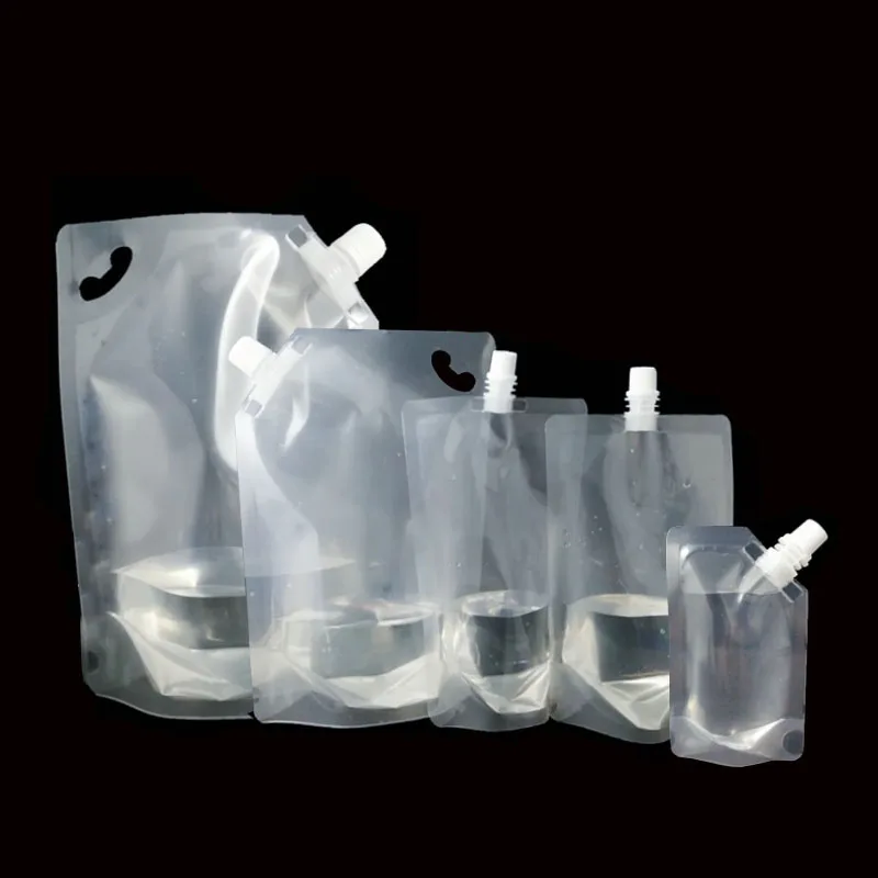 16 oz Concealable Liquor Alcohol hide drinking kit Travel cruise sneak flask Pouches spout stand up pouch for liquid