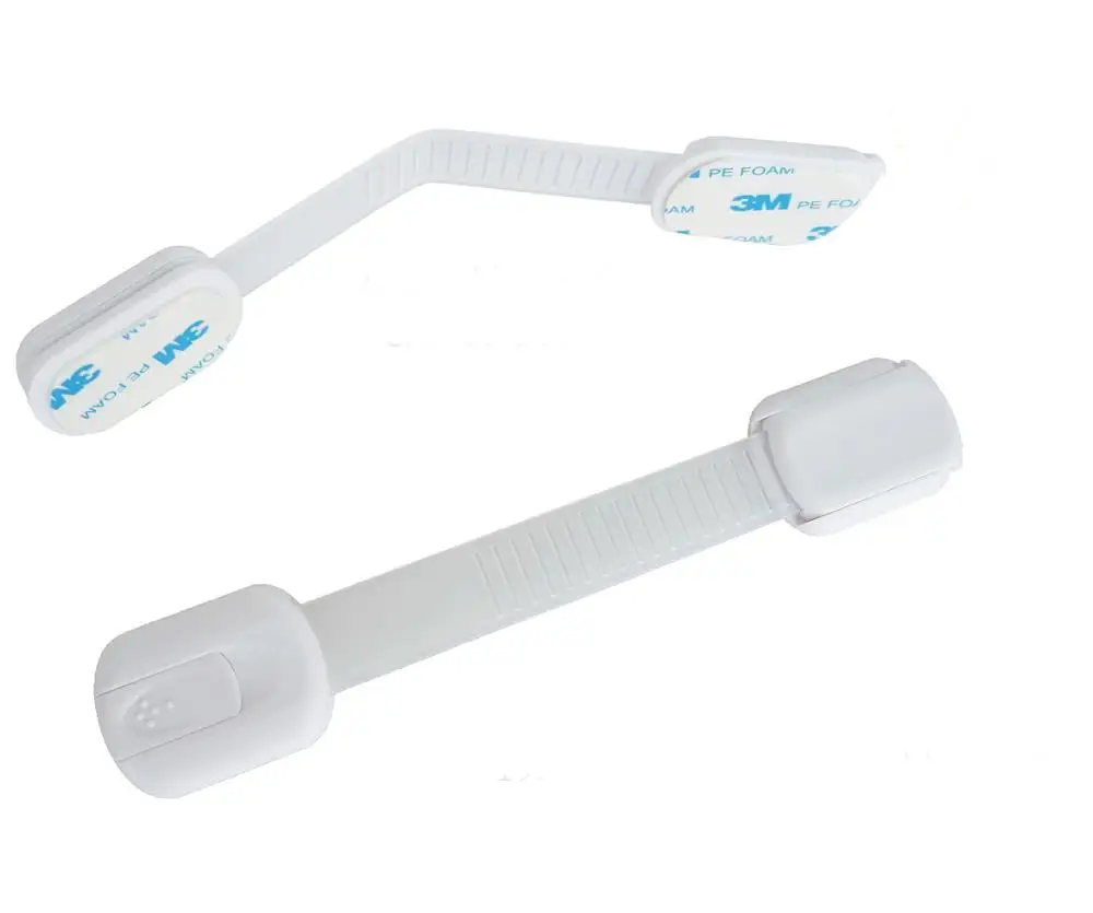 Baby Safety Products Eco-friendly Child Safety Adjustable Cupboard Locks Not Support Acceptable All-season White/grey Bathroom