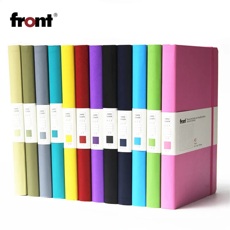
2021 planner wholesale FRONT daily planner lined dot grid blank journal A5 leather FRONT logo notebooks 