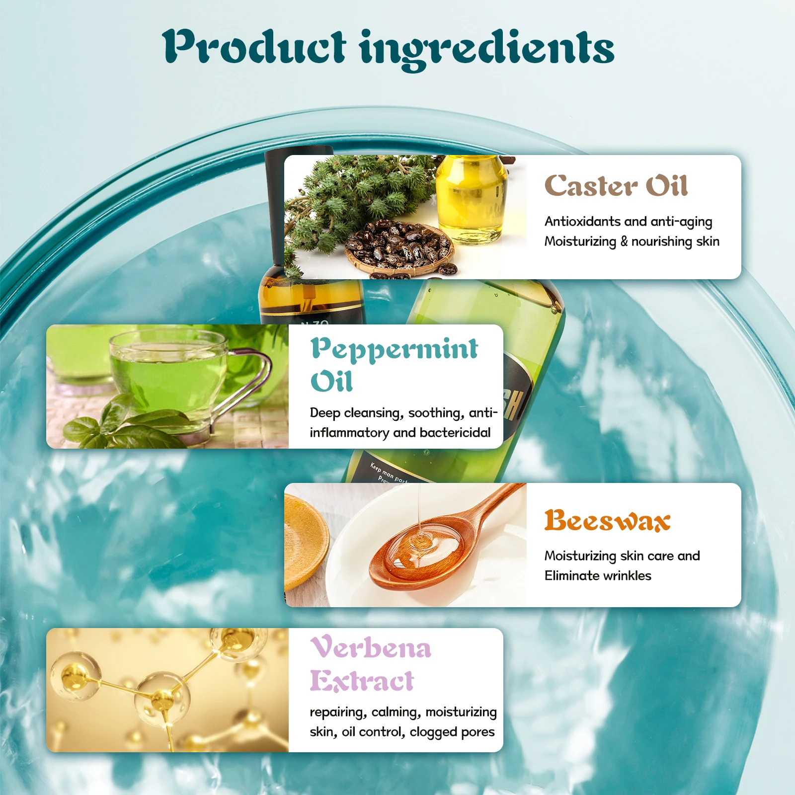 Intimate Care Aids in Reducing Itching Men Hygiene Product Deodorant Solid Perfume Intimate Wash Set for men