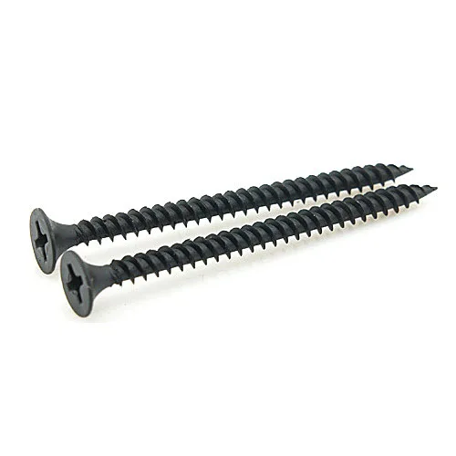 black phosphate drywall wood screw