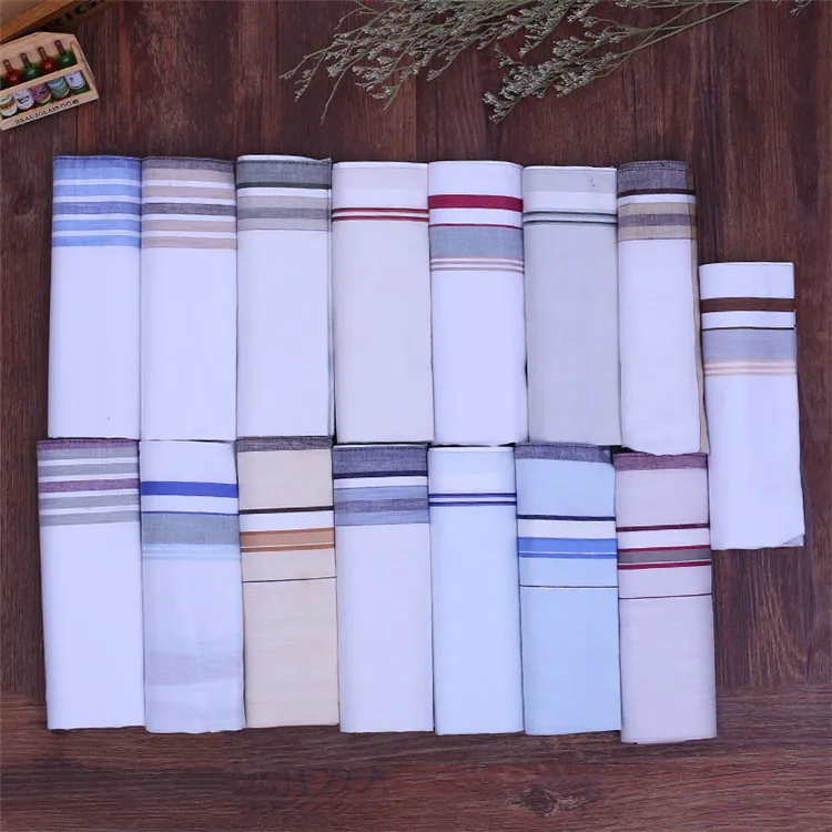 Профессиональный карманный носовой платок из 100% хлопка для мужчин и женщин по низкой цене