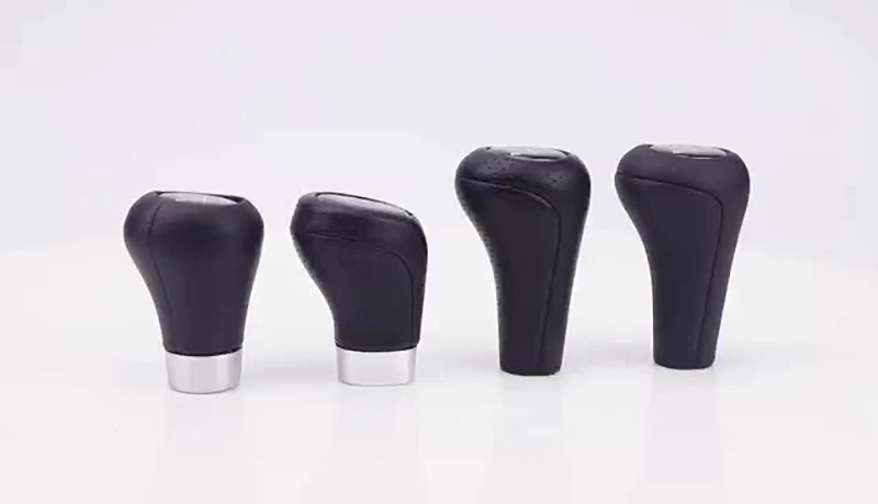 Gear Stick Shift Knob BMWE81 Advanced Leather Superfibre Material with holes 5/6 Speed Gear knob