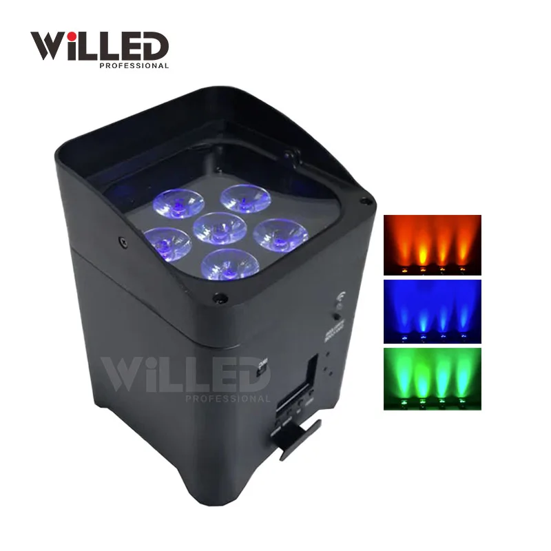 Freedom par uplighter 6x18 Вт белый свадебный сценический плоский светодиодный светильник для свадебной вечеринки