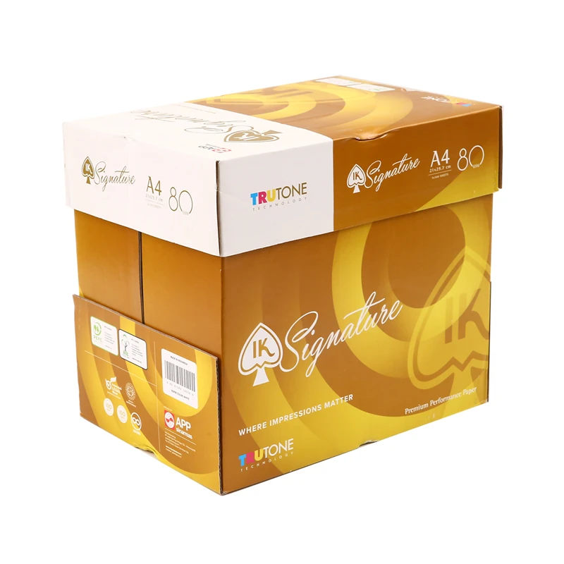 Factory Direct Printing Copy Paper A4 80Gsm Pulp Office Double White Typek Bond Paper