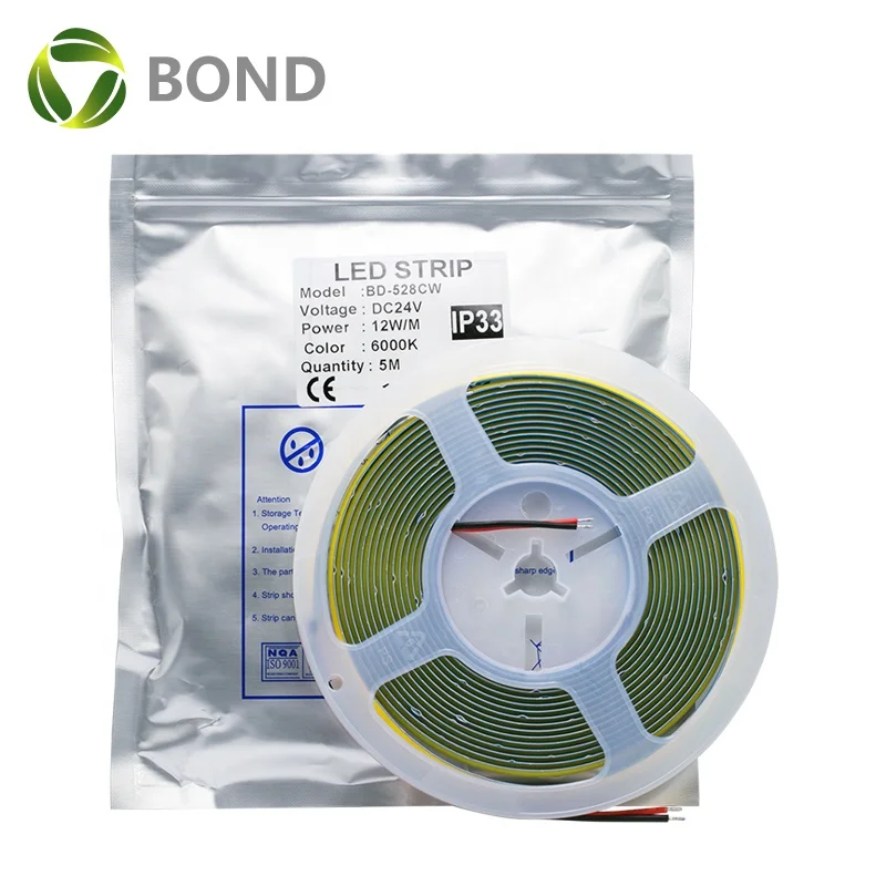 Новый продукт 3 мм Светодиодная лента cob 24 В Водонепроницаемая 4 5 световая Лента usb tv подсветка 12 ультратонкая маленькая