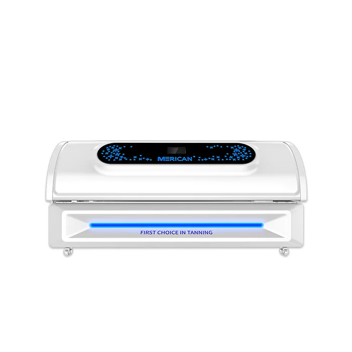 Luxury High end Commercial Tanning Bed W6N Horizontal Lay down Large Space Tanning Lamp Soalrium for Hotel Salon Beauty Center