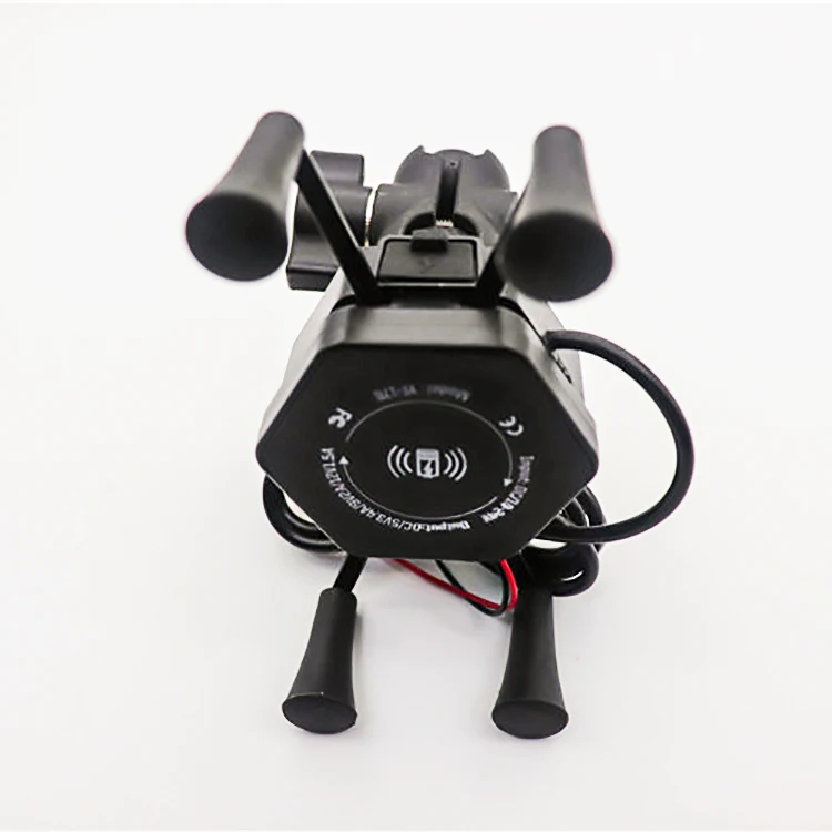 Factory Wholesale 4 Claw 12-24V Bicycle Motorcycle Mobile Mount Stand Phone Holder