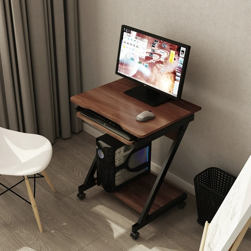 Foshan victory furniture melamine steel design modern mobile  mini study desk top office pc computer desk table