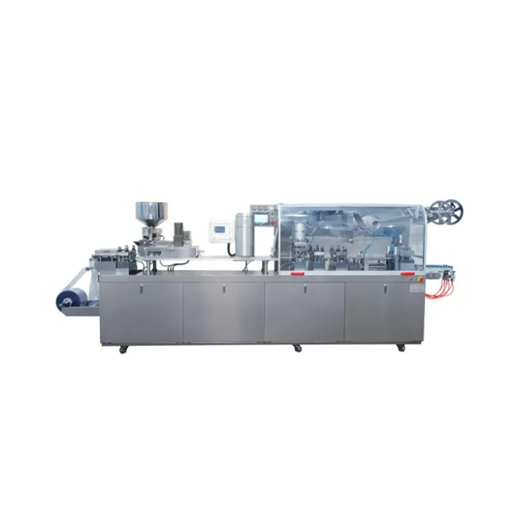 Fully automatic blister filling and sealing machine packing packaging for butter honey jam liquid perfume