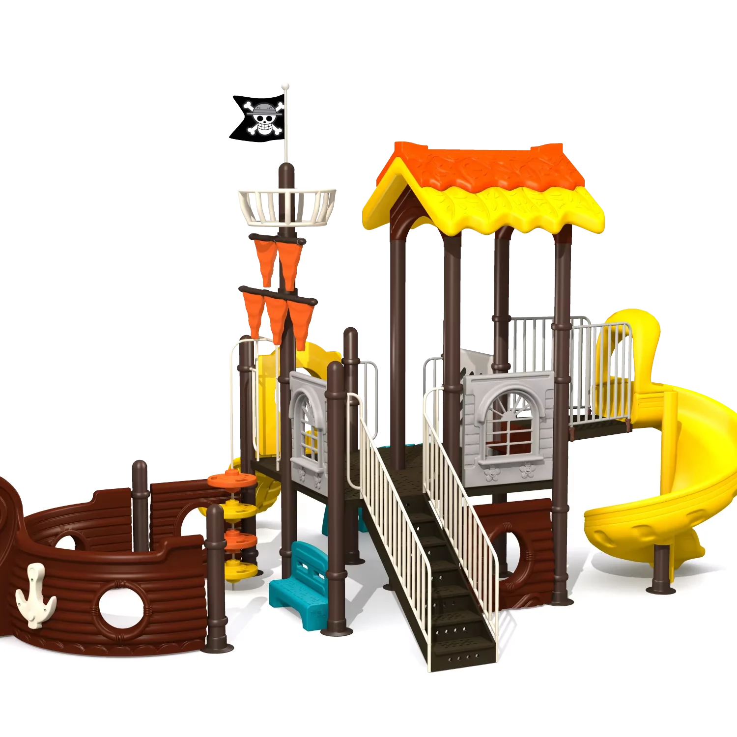 Kids Pirate Outdoor Playground Equipment Park