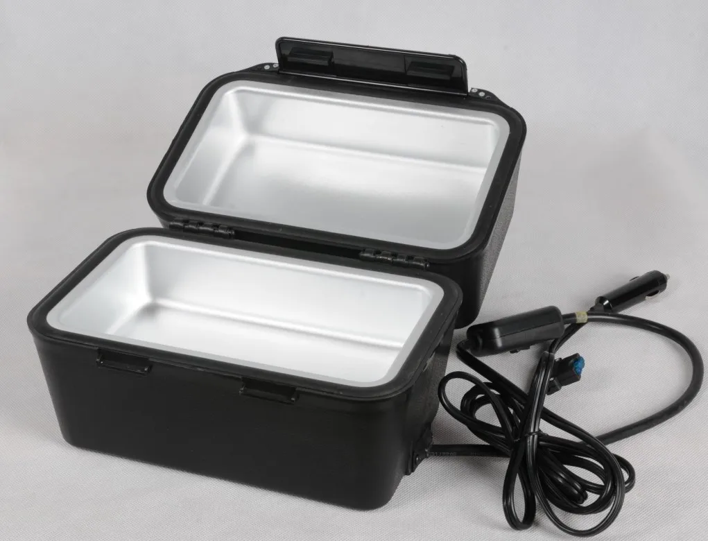 Hot sales 12 volt DC large portable stove camping heated electric lunch box food warmer car boating use portable stove