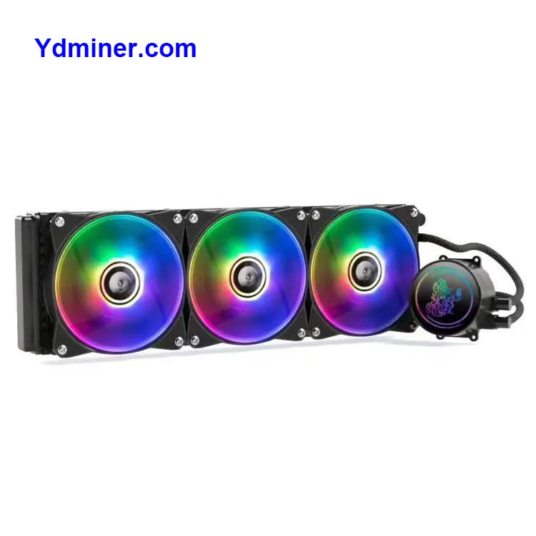 Лучшие продажи 120 мм * 3 RGB LED TV PC Вентилятор охлаждения для игры Чехол ноутбука охладитель воздуха вентилятор воды