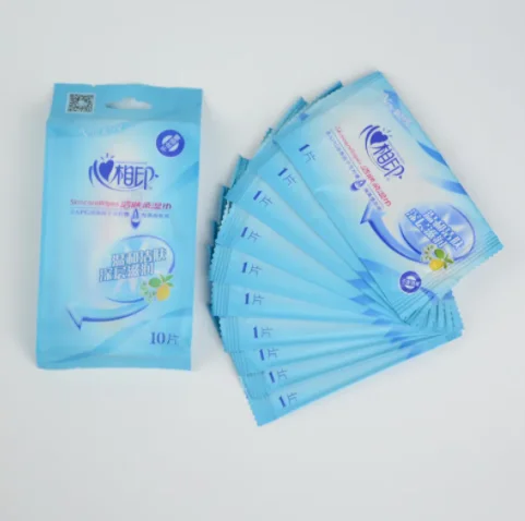 Fully Pillow Plastic Film Packing Machine For Soft Facial Tissue Powder Strip Packaging Machine Wet Tissue Packing Machine