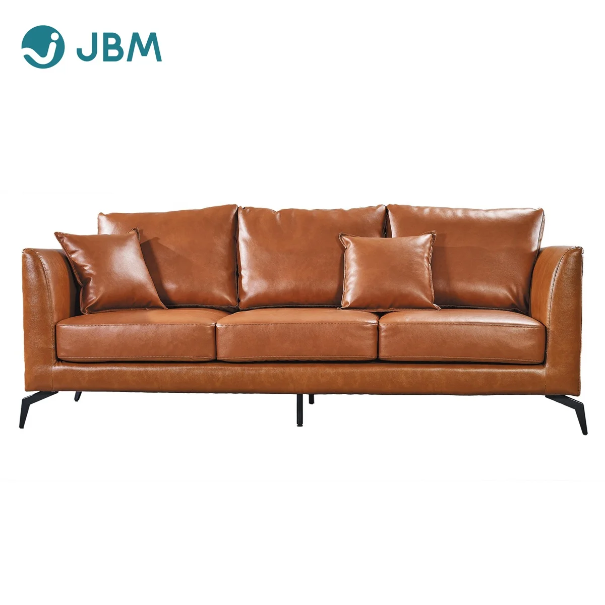 Customized 3 Seater Living Room Sofas Bedroom Furniture Sofa Chairs Modern Design Air Leather Sectional Sofa 1 Set