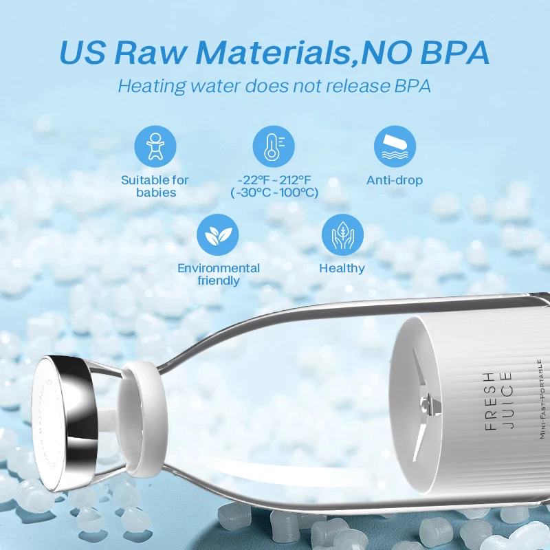 Portable Electric Fruit Juicer Blender USB Rechargeable Mini Portable Juicer