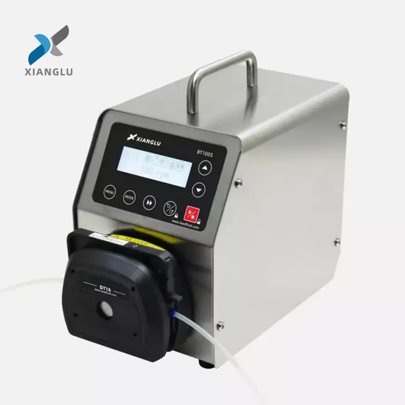 Laboratory portable Variable-Speed small peristaltic pump system filling machine pharma