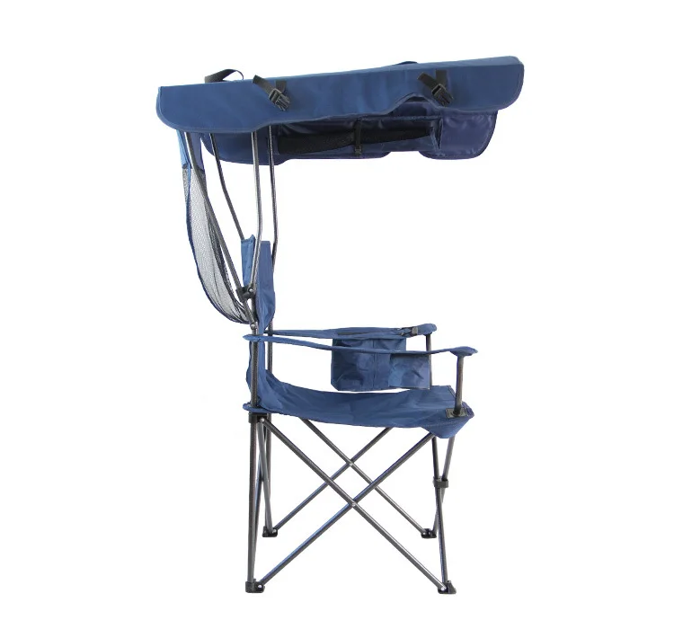 Outdoor Collapsible Travel Ultra Light Camping Lightweight Picnic Folding Chair With Canopy